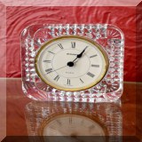 D31. Crystal quartz clock - $18 